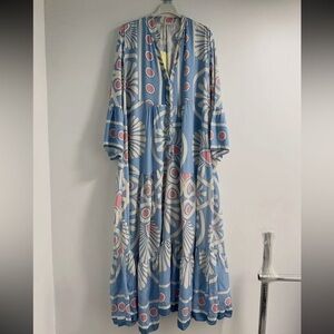 Printed viscose dress